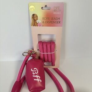 Paris Hilton Dog Rope Leash And Dispenser Pink 6FT Adjustable Pet Buckle Down